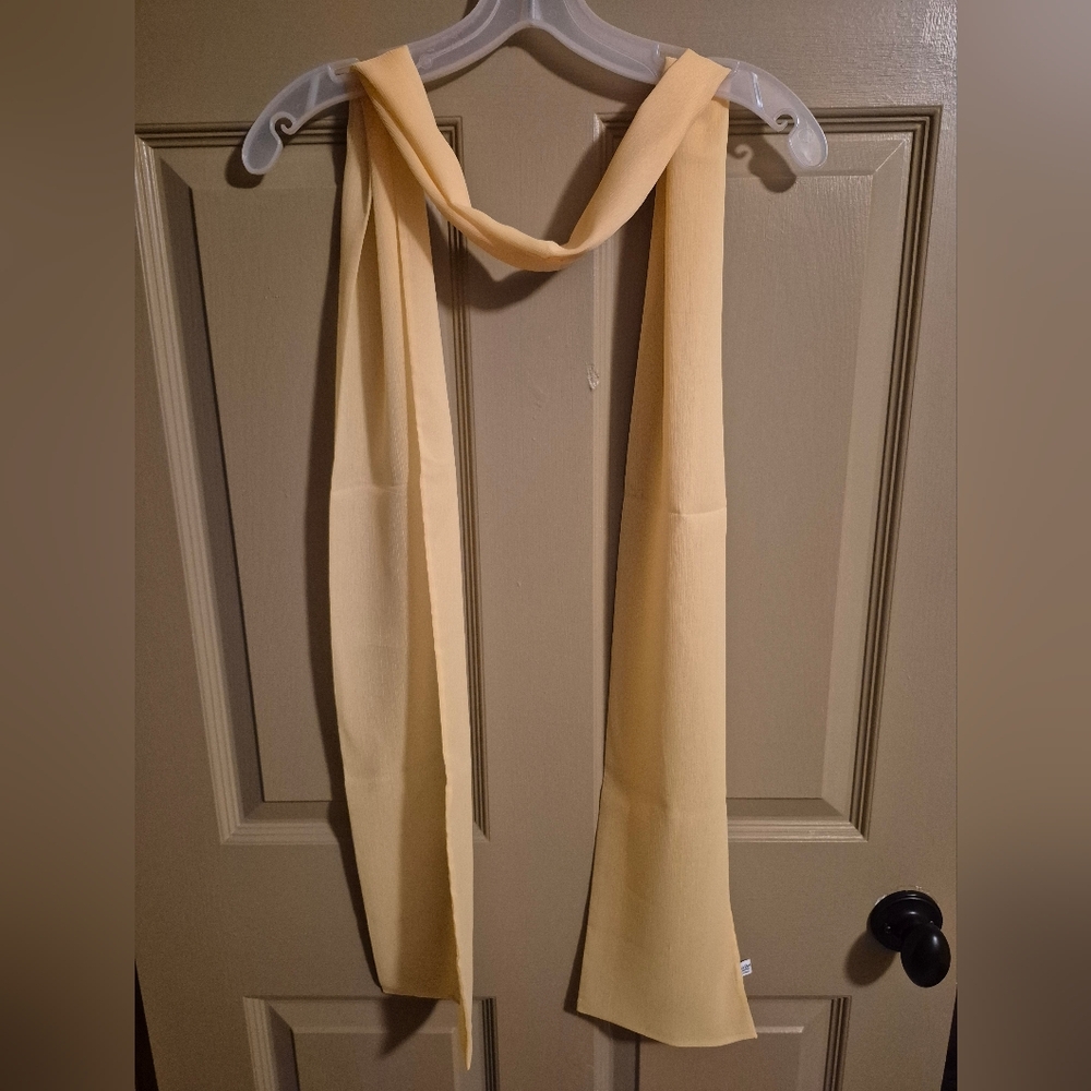 Vintage VERA Yellow Women's Scarf - Classic Lightweight